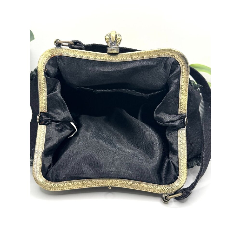 Vintage Jessica McClintock Tapestry Floral Evening Handbag - Picture 4 of 10